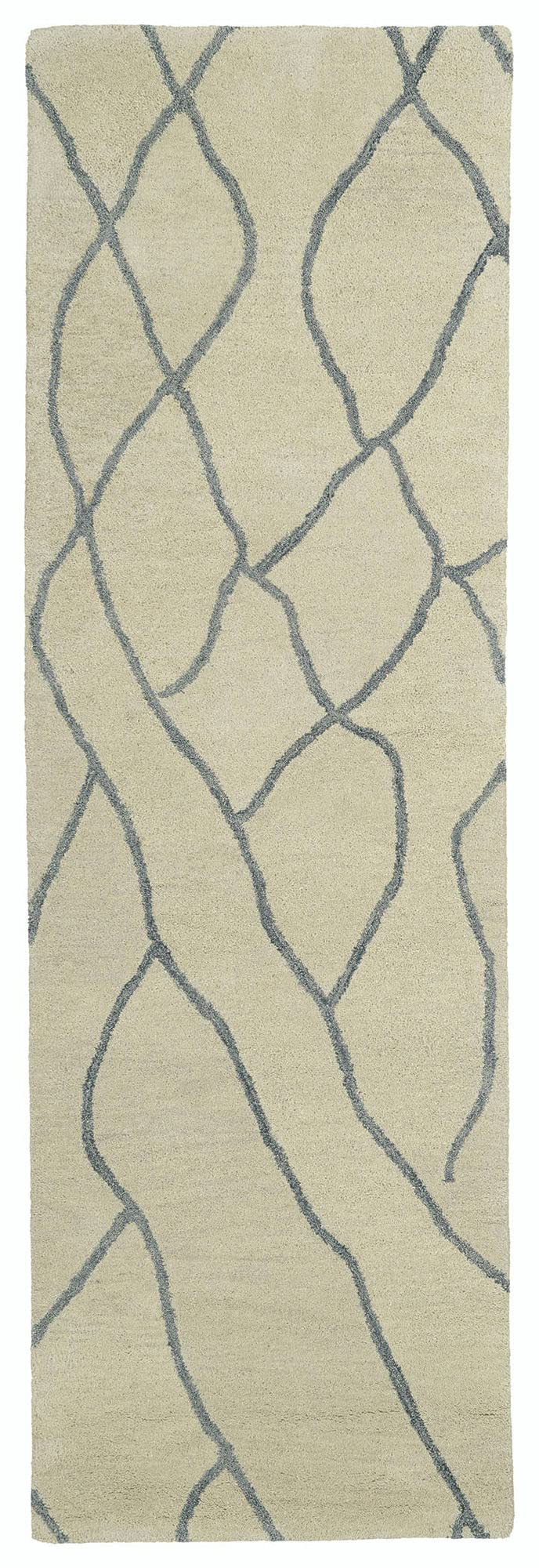 Kaleen Rugs Casablanca Ivory Runner Rug 2'6