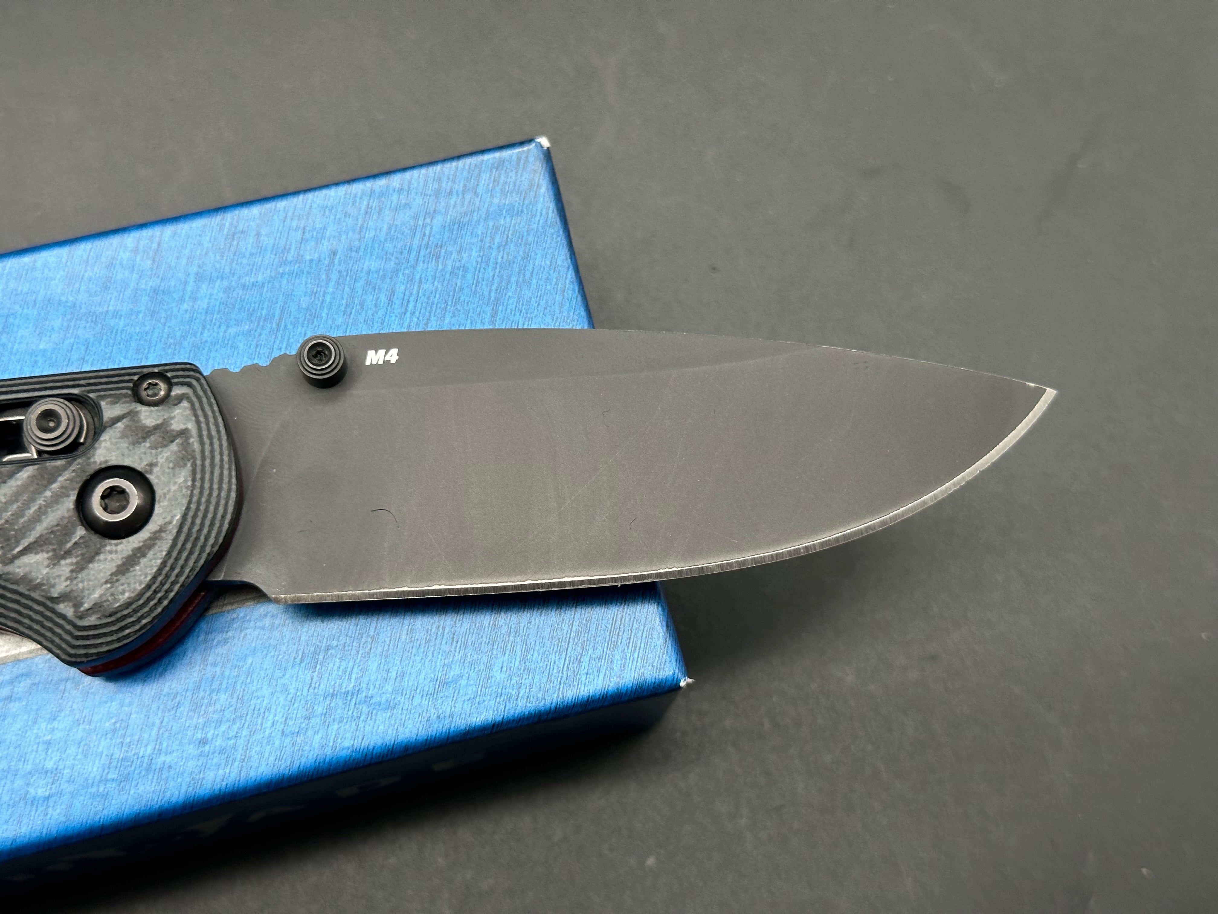 Benchmade Freek Folding Knife - Gray/Black G10 Handle, 3.6