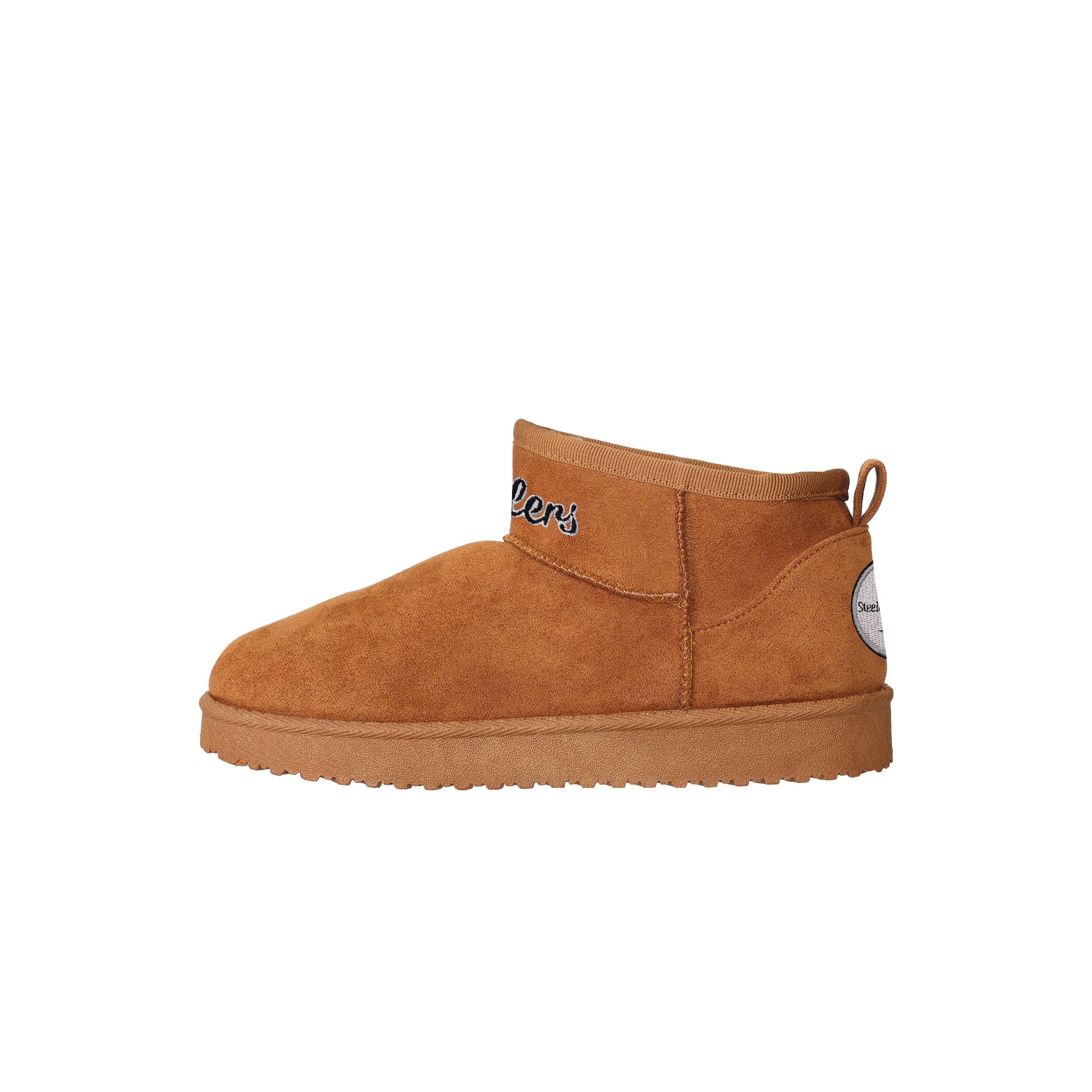 FOCO Women's NFL Team Logo Fuzzy Fan Boots - Cozy Winter Slippers for Football Games & Home Comfort