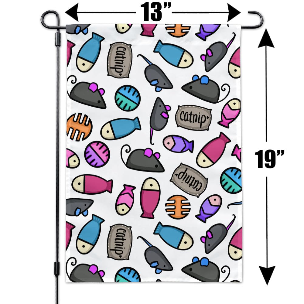 Interactive Cat Toys with Mouse & Fish Design - Catnip Infused for Playful Kittens - Perfect for Indoor & Outdoor Play in Garden or Yard