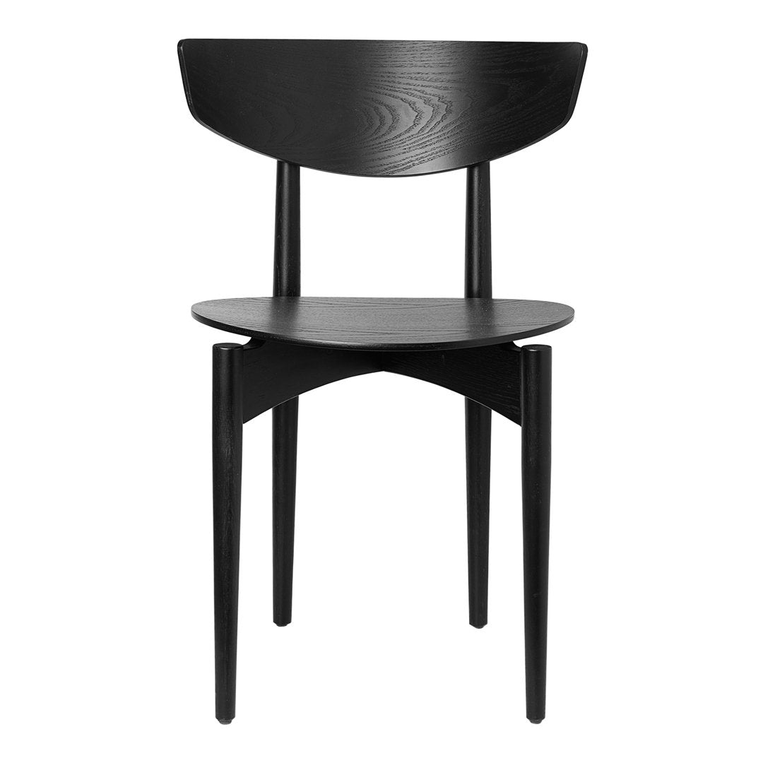 Herman Solid Wood Dining Chair - Sturdy & Comfortable Wooden Chair for Kitchen, Dining Room, and Restaurant Use
