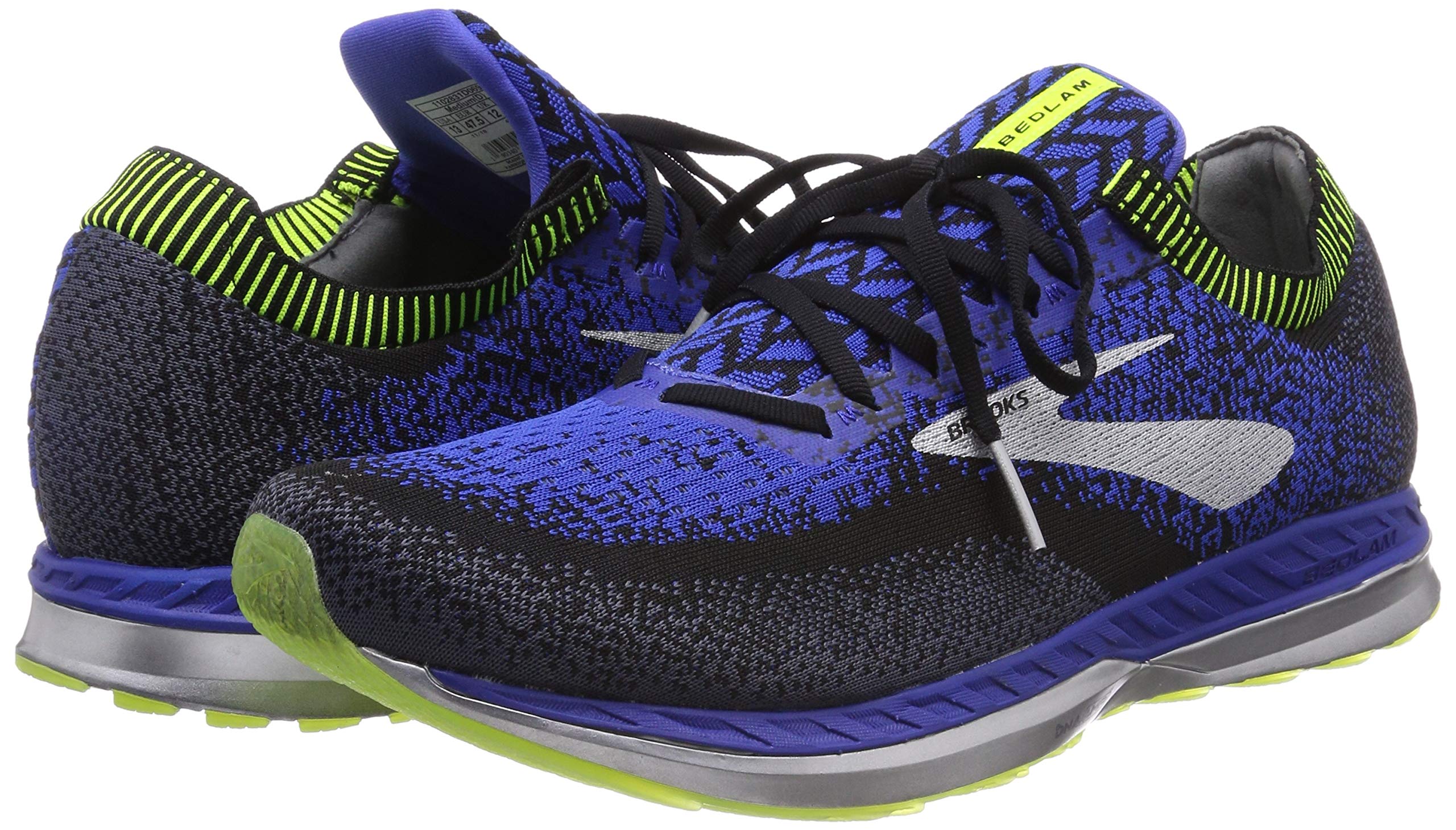 Brooks Men's Bedlam 3 Running Shoes - Black, Size 13 Medium (D) | Performance Workout & Training Sneakers for Road Running, Gym & Fitness Activities