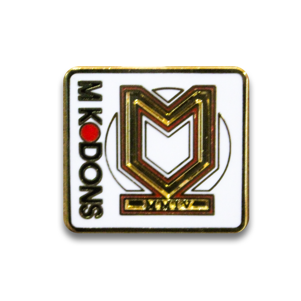 Official Milton Keynes Dons FC Enamel Pin Badge - Collectible Football Club Merchandise - Perfect for Fans, Gifts & Memorabilia Display