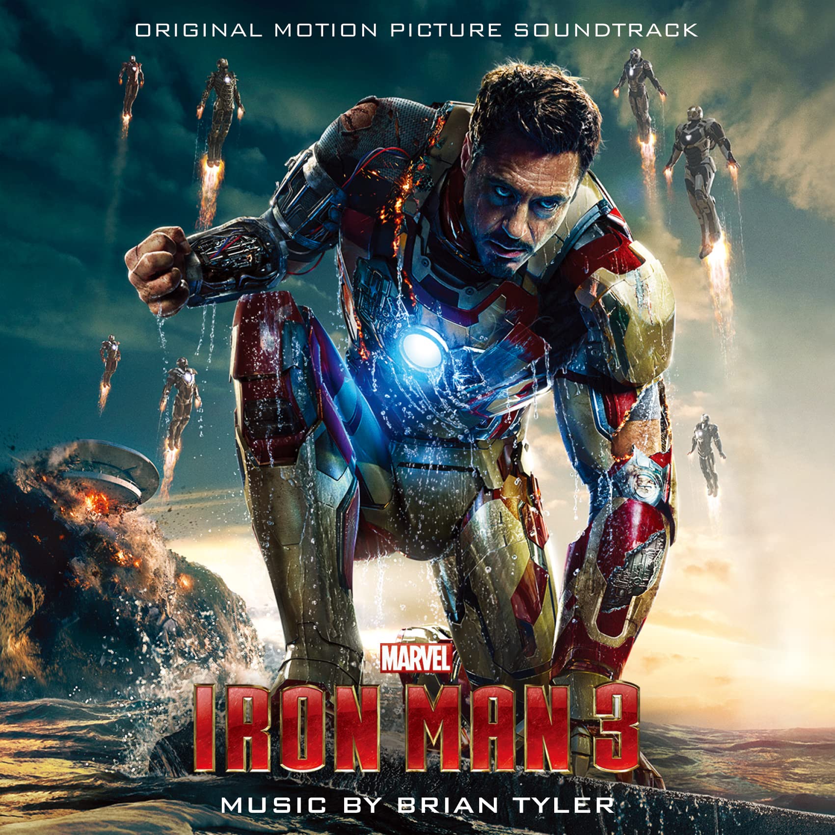 Iron Man 3 Original Soundtrack (OST) - Official Movie Score by Brian Tyler - Perfect for Marvel Fans, Movie Nights & Superhero Theme Parties