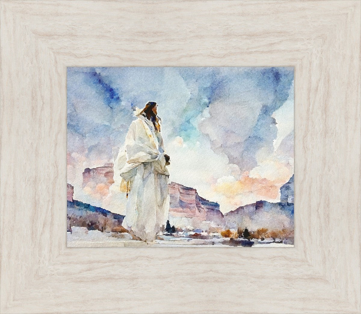 Into The Desert By Alex Kovych - Stunning Desert Landscape Art Print for Home & Office Decor | Perfect for Living Rooms, Bedrooms & Workspaces