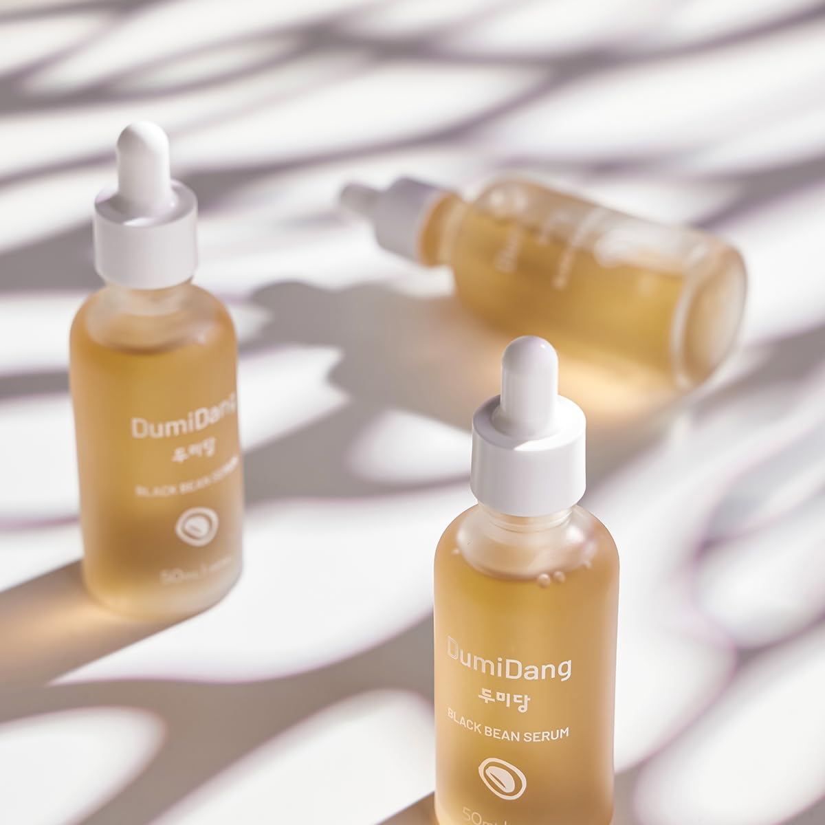 Korean Black Bean Serum - Vegan Anti-Aging Face Serum with Fermented Black Bean Extract, Vegetable Collagen & Carrot Extract | Improves Skin Elasticity & Hydration | 50ml/1.69oz | Perfect for Nighttime Skincare Routine & Dry Skin Care
