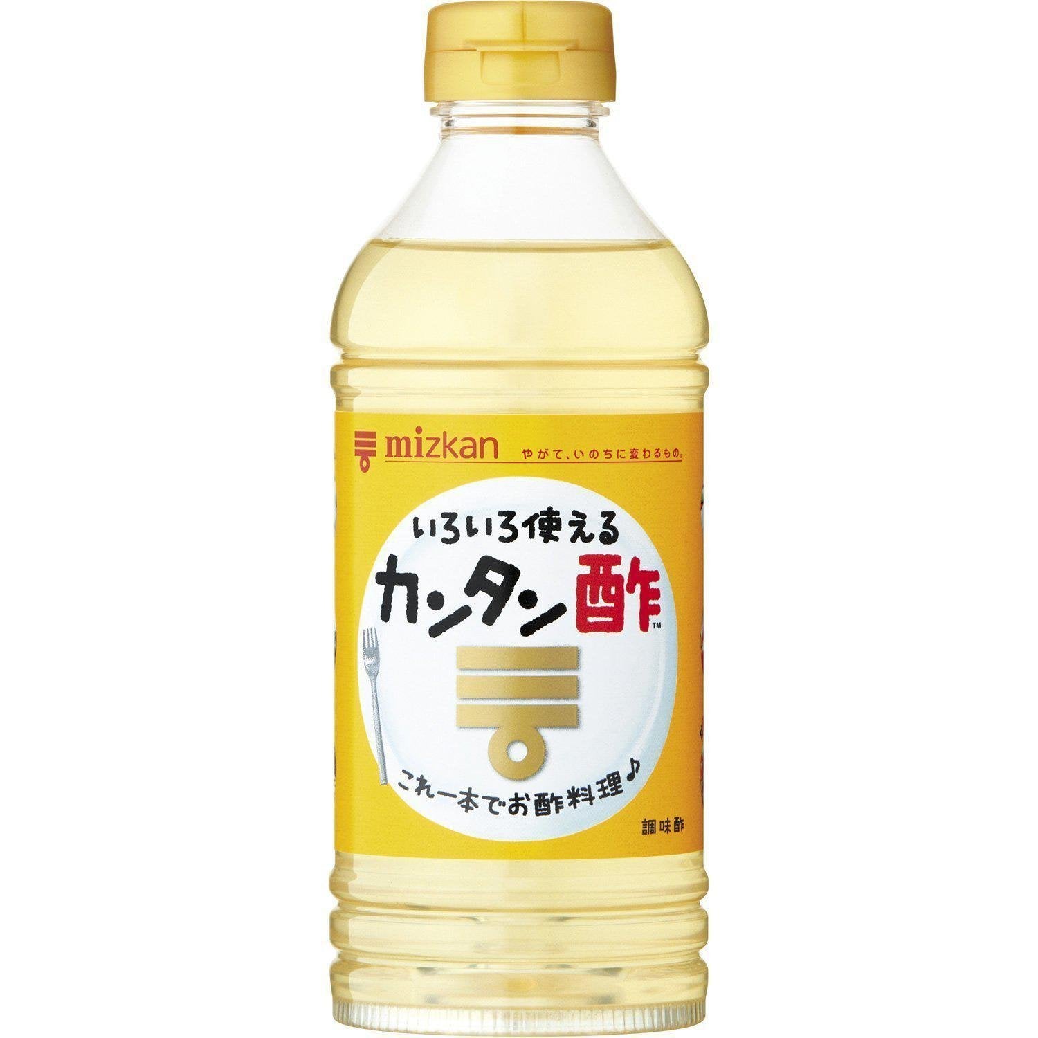 Mizkan Kantan Easy Vinegar 500ml - Japanese Rice Vinegar for Cooking, Sushi, Salad Dressing & Pickling - Perfect for Asian Cuisine & Healthy Recipes