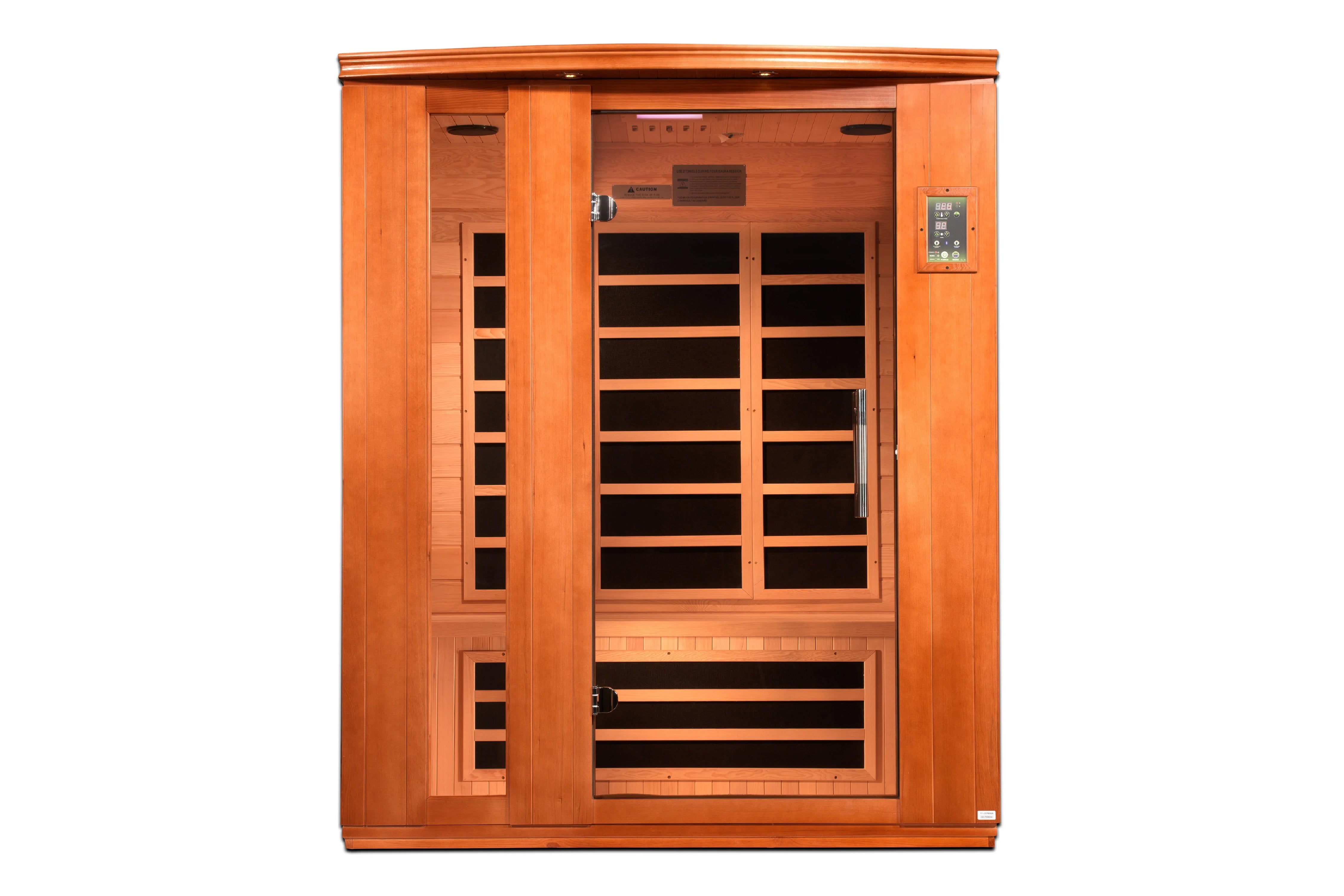 Golden Designs Lugano 3-Person Low EMF FAR Infrared Sauna for Home Spa, Relaxation & Detox - Perfect for Wellness, Muscle Recovery & Stress Relief
