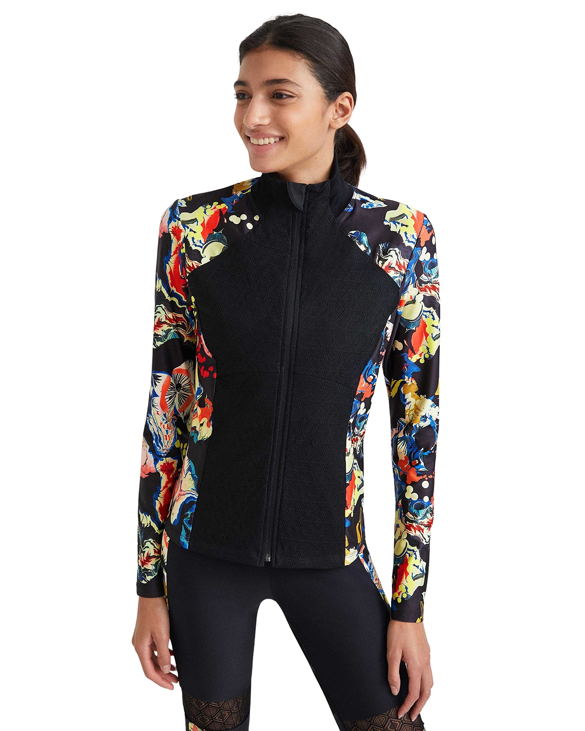 Desigual Women's Knit Jacket Long Sleeve - Stylish Cardigan for Casual Outfits & Fall Layering | Perfect for Office, Date Night & Coffee Dates