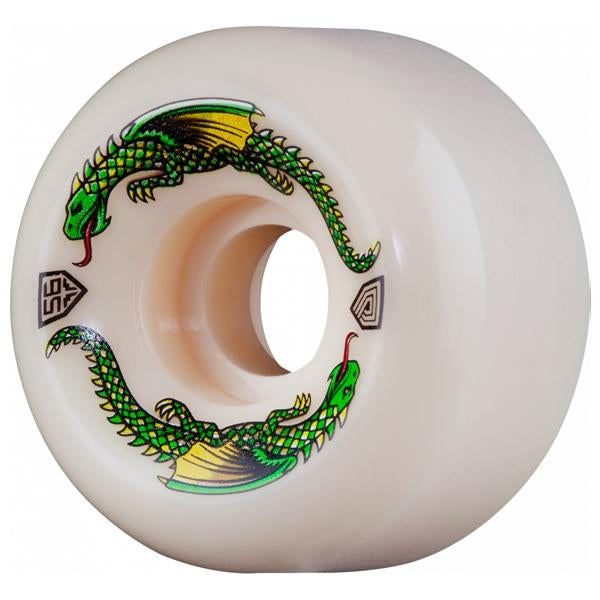 Powell Peralta Dragon Formula 56mm x 36mm 93a Skateboard Wheels - High Performance Wheels for Street Skating, Cruising and Smooth Rides