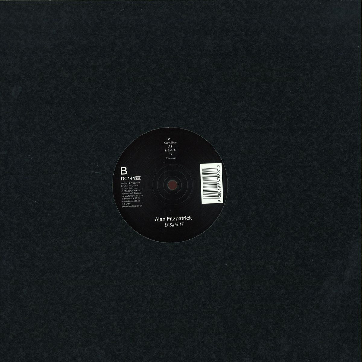 Alan Fitzpatrick – U Said U 12