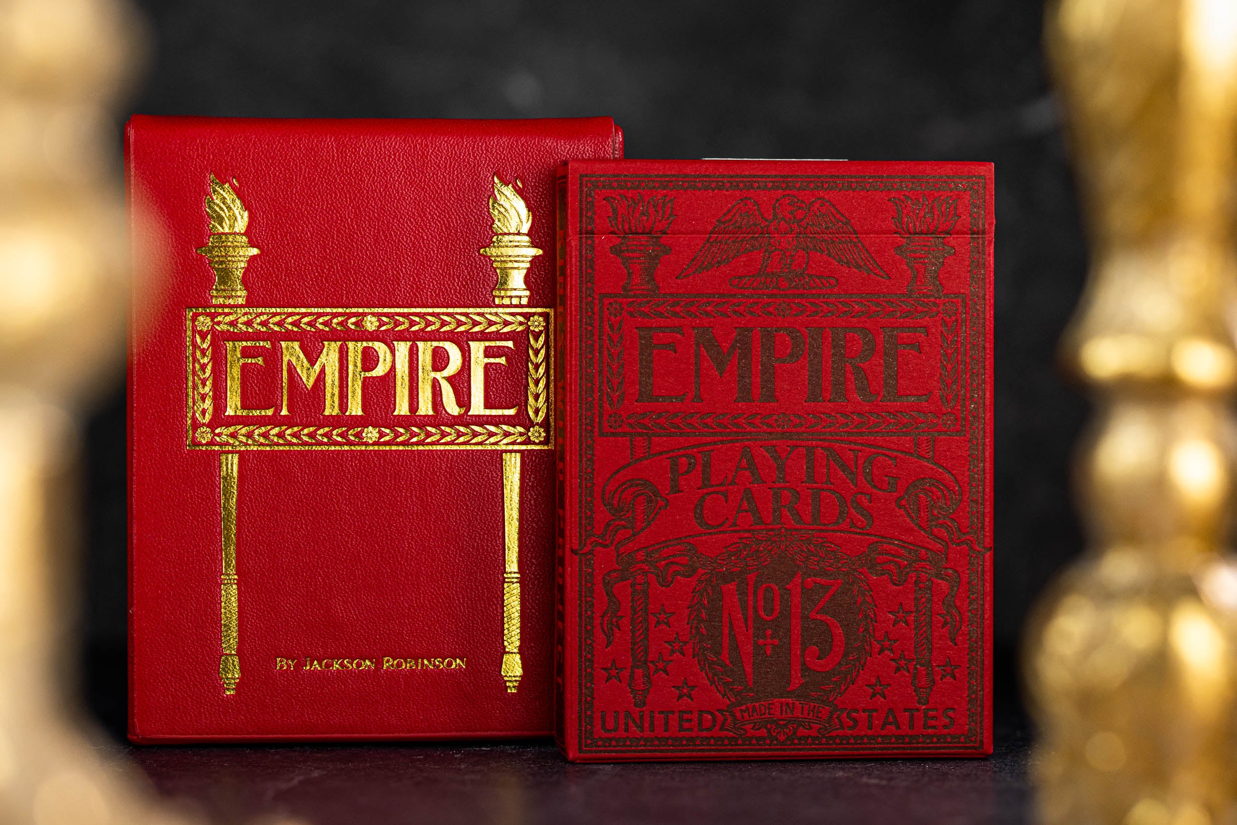 EMPIRE Gilded Edition Luxury Playing Cards - Premium Gold Foil Poker Cards for Magic Tricks, Cardistry & Casino Nights | Elegant Card Game Accessories