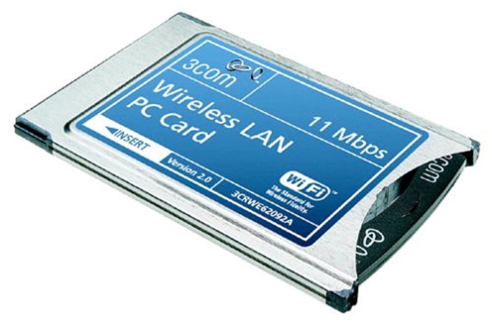 11 Mbps Wireless LAN PC Card with XJACK Antenna 3CRWE62092A - High-Speed WiFi Adapter for Laptops, Desktop PCs - Perfect for Home Office, Remote Work & Online Gaming