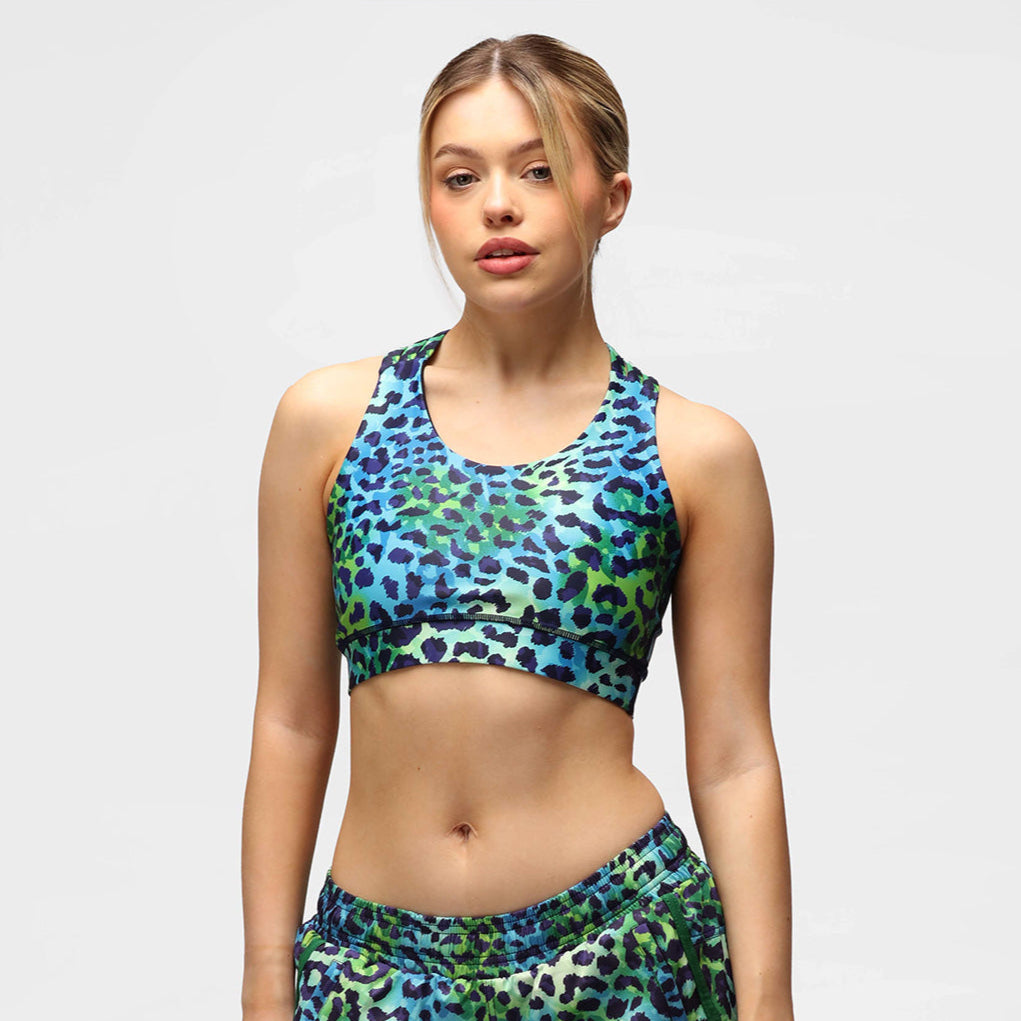 Earth Cat Cross Back Bra - Comfortable & Stylish Women's Sports Bra for Yoga, Running & Workouts