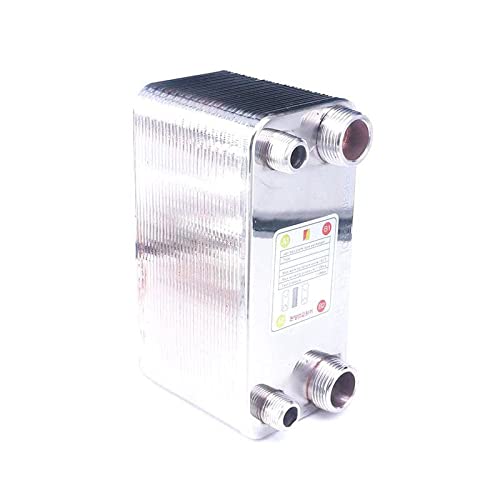 32 Plate Stainless Steel Heat Exchanger - 304 Food Grade Wort Chiller for Home Brewing Beer (1.6Mpa) - Perfect for Craft Beer, Homebrew Kits & DIY Brewing Systems
