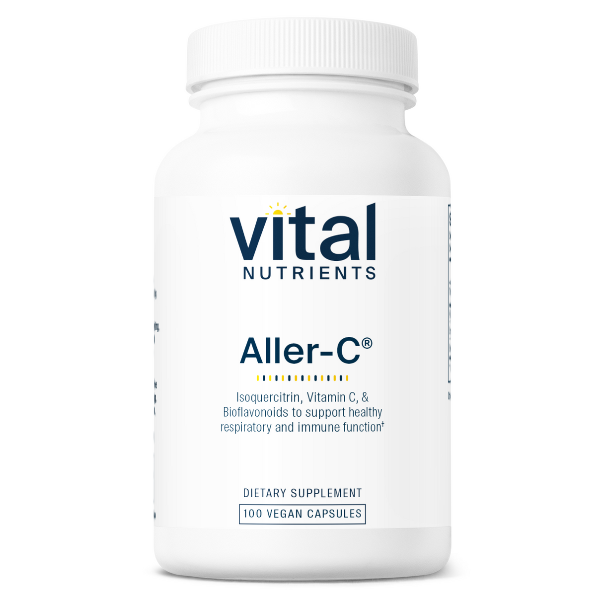 Vital Nutrients Aller C - Immune Support Supplement with Isoquercitrin, Vitamin C & Bioflavonoids | Seasonal Allergy Relief & Immune Booster for Adults | Perfect for Allergy Season & Daily Wellness