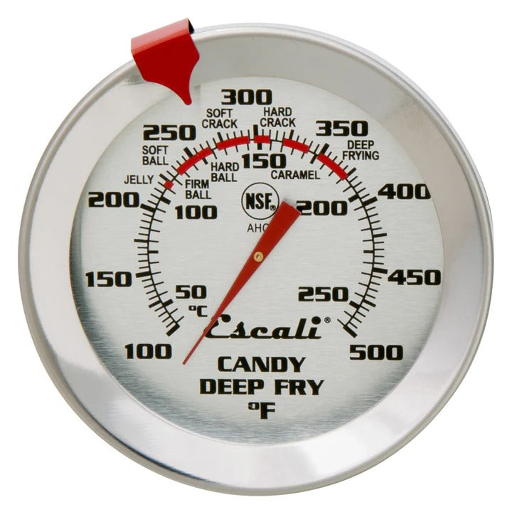 Long Stem Deep Fry & Candy Thermometer - Accurate Cooking & Baking Tool for Frying, Candy Making, Brewing & More