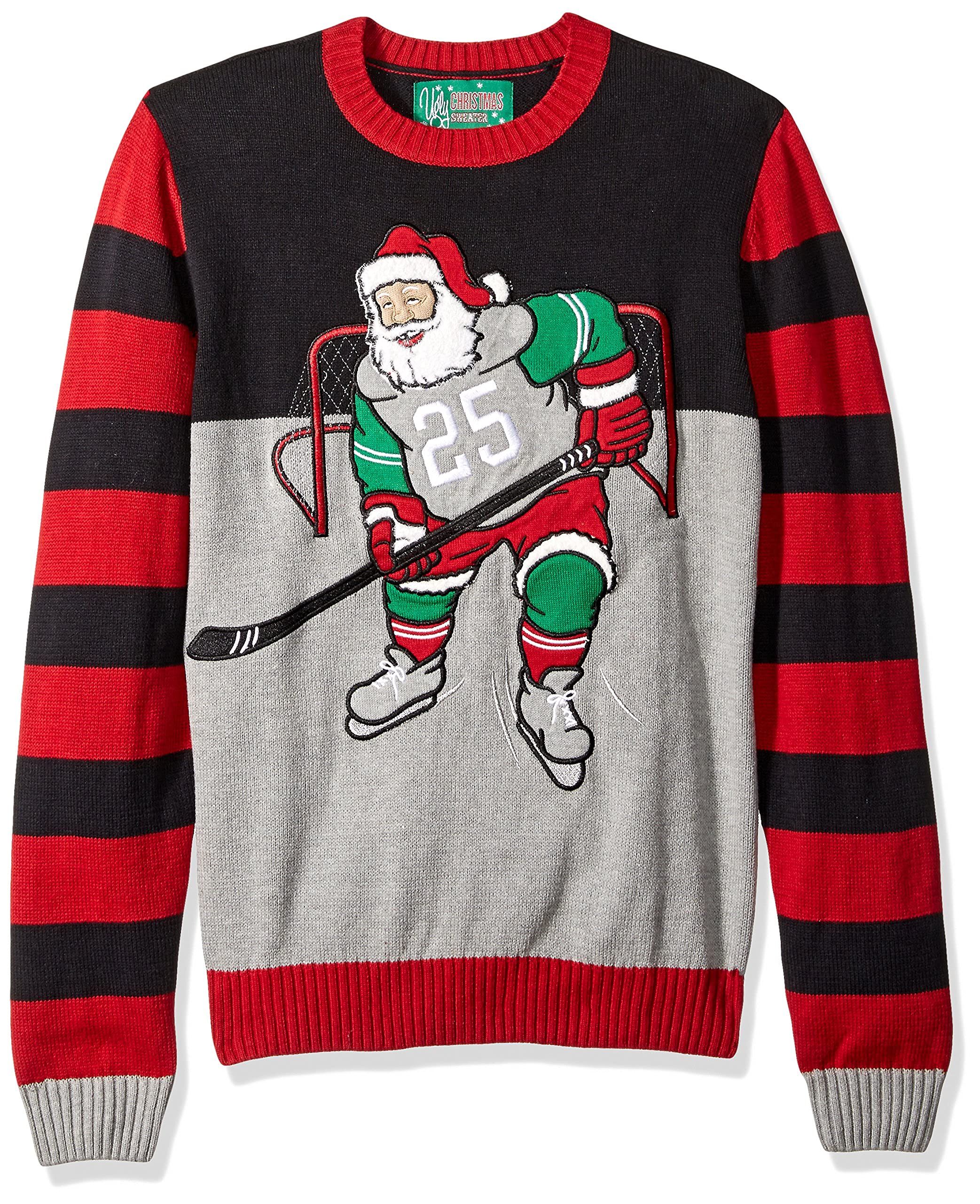 Men's Ugly Christmas Golf Sweater - Festive Holiday Crewneck Pullover, Breathable & Snug Fit for Golf Parties & Winter Gatherings
