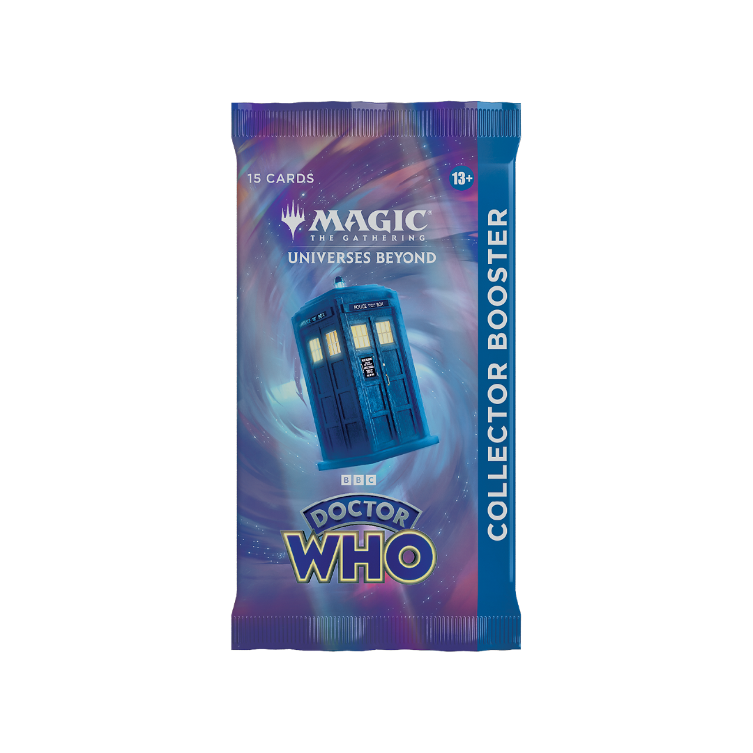 Magic The Gathering Doctor Who Collector Booster Pack - Limited Edition Trading Cards for Collectors & Players - Perfect for Game Nights, Tournaments & Gift Giving