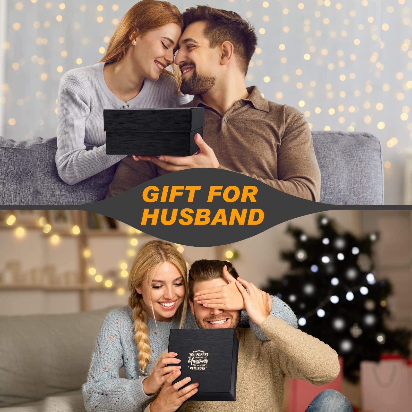 Best Valentine's Day, Wedding & Anniversary Gifts for Husband - Unique Birthday Presents for Him - Thoughtful Mens Gift Box for Special Occasions | Perfect for Romantic Surprises, Anniversaries & Celebrations