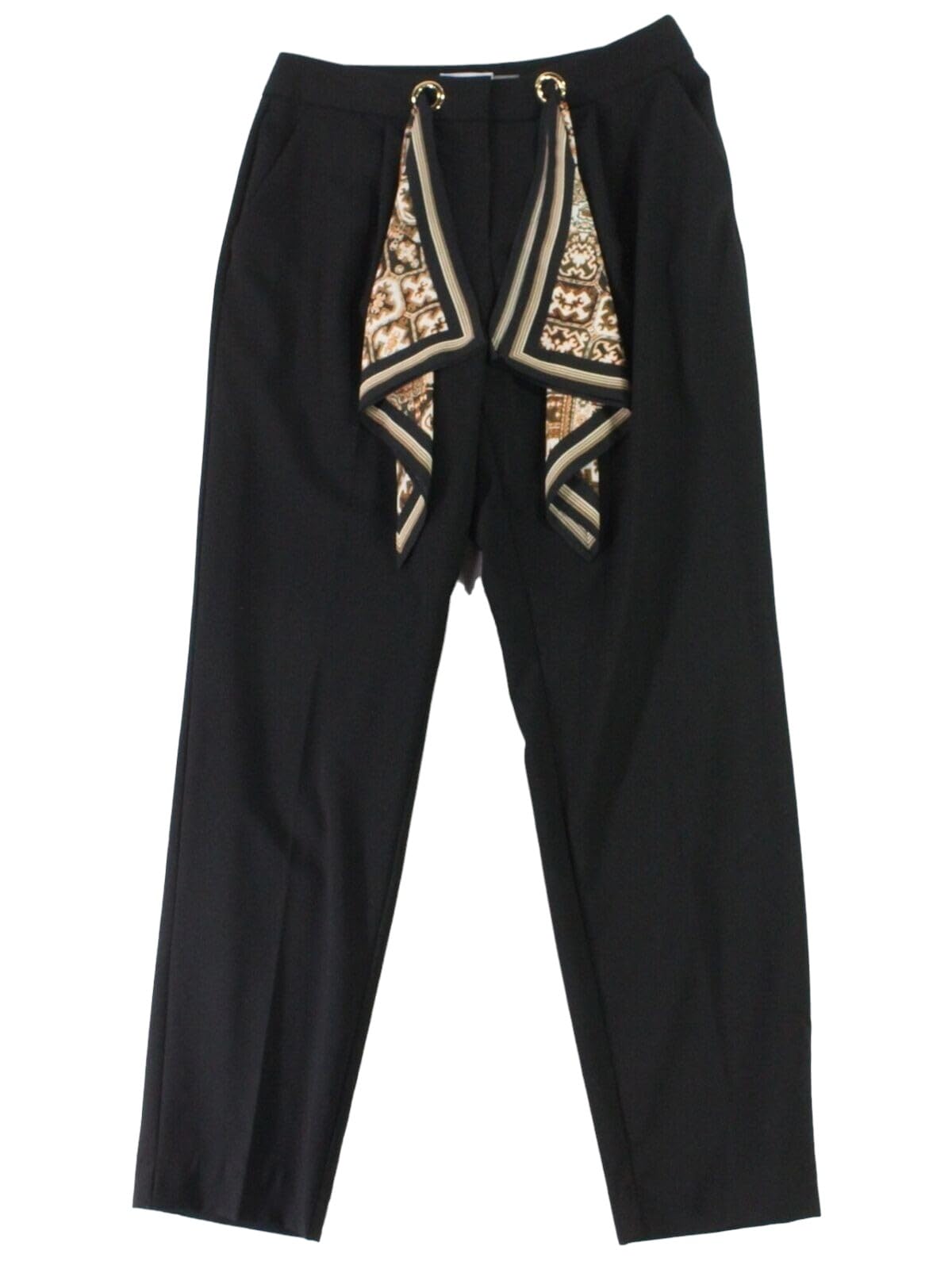 Calvin Klein Women's Straight Leg Belted Pants - Classic Office & Casual Trousers for Work, Business & Everyday Wear