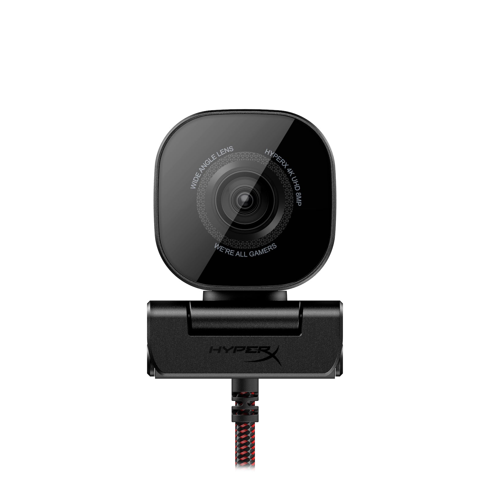 HyperX Vision S 1080p HD Webcam with Built-in Microphone & Auto Light Correction - Perfect for Streaming, Video Calls & Online Meetings