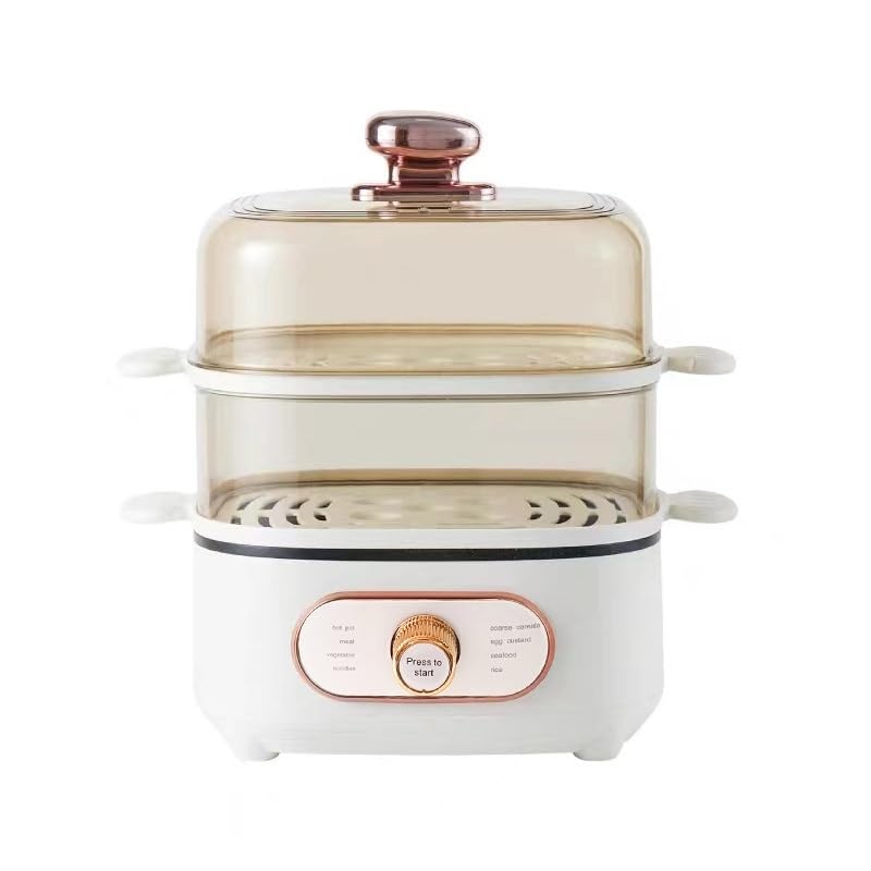 110V Electric Steamer & Cooker - Multi-Function Rice Cooker & Food Steamer for Healthy Cooking - Perfect for Breakfast, Meal Prep & Family Dinners - US/Japan/Canada Version
