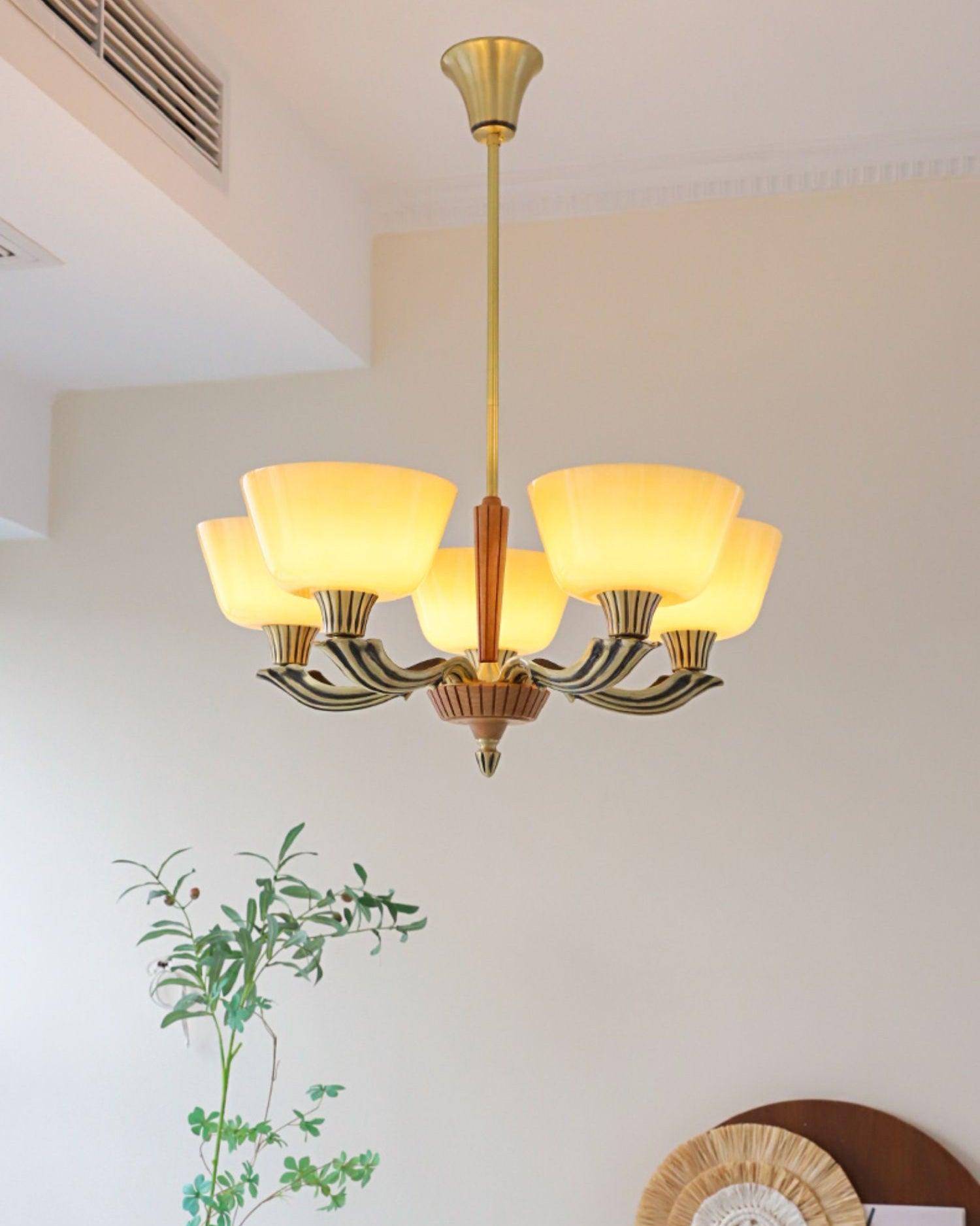 Ascher Chandelier - Modern Crystal Ceiling Light Fixture for Dining Room, Living Room & Bedroom | Elegant Lighting Decor for Home & Office