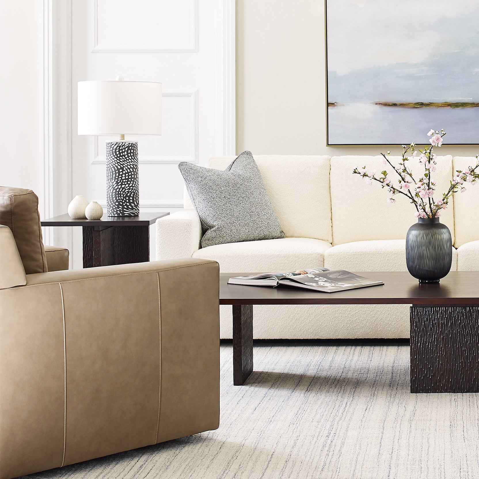 Modern Canton Side Table - Small Accent Table for Living Room, Bedroom, or Office - Stylish End Table with Sturdy Metal Frame & Wooden Top - Perfect for Coffee, Books, or Decor