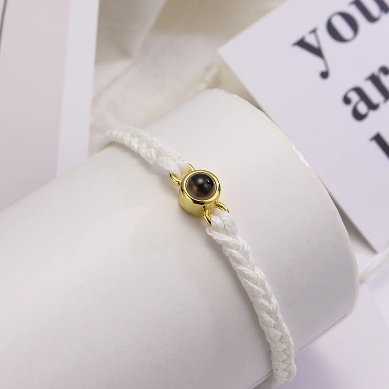 Personalized Photo Bracelet for Women & Men - Custom Engraved Memory Bracelet with Picture Inside - Unique Gift for Valentine's Day, Birthday, Anniversary - Perfect for Couples, Family & Friends Keepsake