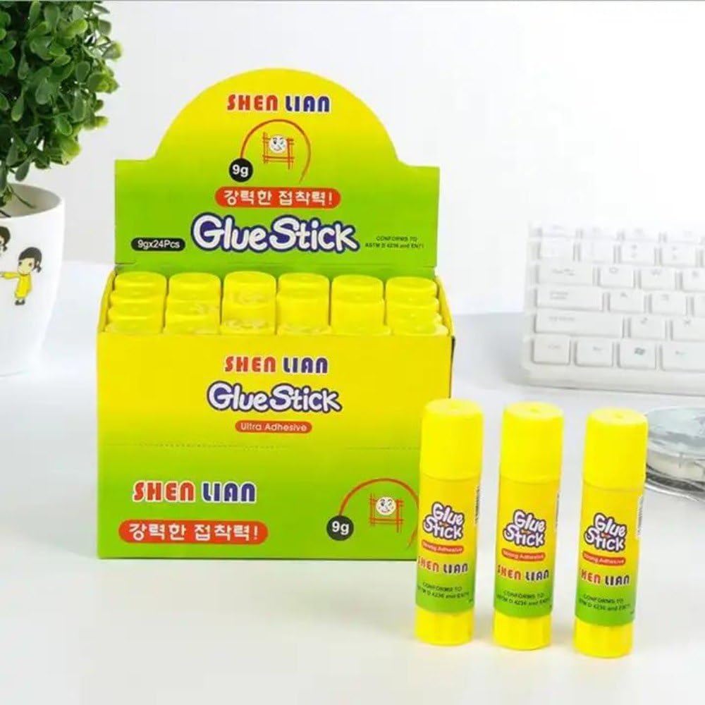 ASTIKAYA Non-Toxic Clear Super Glue Sticks - 12 Pack (9g Each) for DIY Crafts, Home Decor, School Projects & Quick Repairs | Multi-Purpose Transparent Adhesive