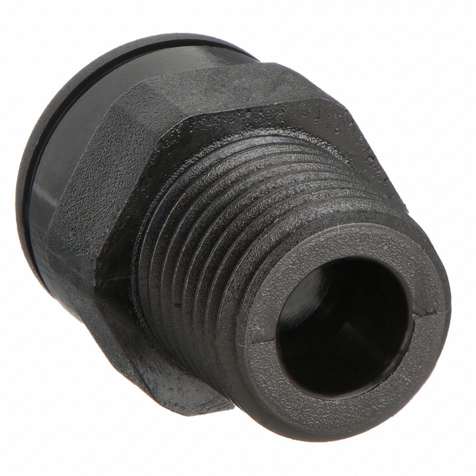 John Guest 8mm Acetal Copolymer Male Tube Fitting Adapter - PM010801E-PK10 for Water Filtration, Pneumatic Systems & Beverage Dispensing