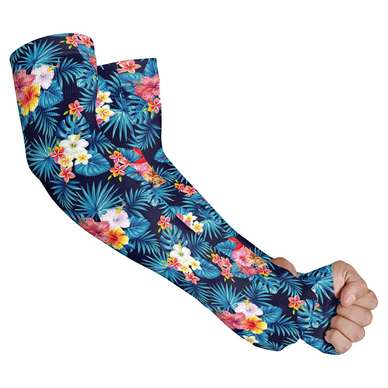 Gardening Arm Sleeves for Women & Men - UV Protection Sun Sleeves with Thumb Hole - Perfect for Farming, Outdoor Work & Sun Safety