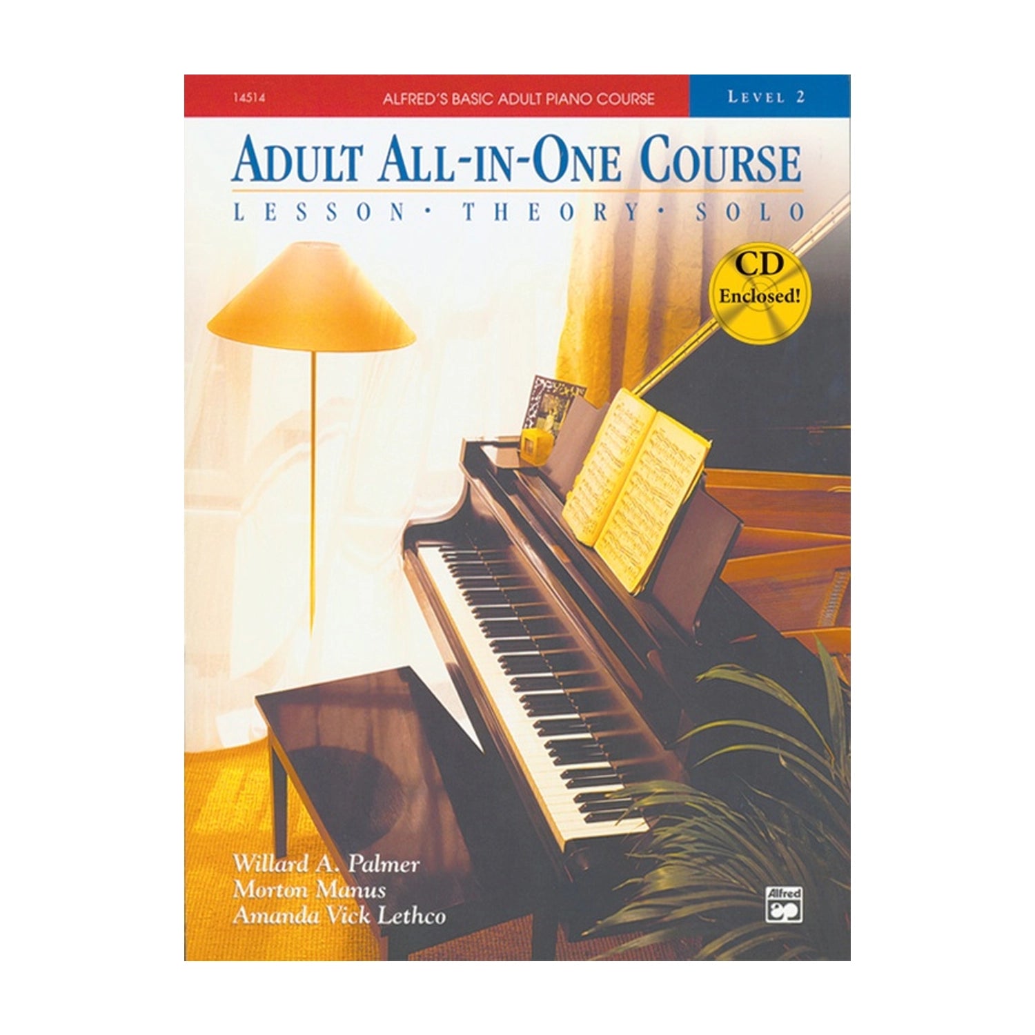 Alfred's Basic Adult All-in-One Piano Course Book 2 - Comprehensive Piano Lessons for Beginners & Adults | Perfect for Home Learning, Music Classes & Self-Study