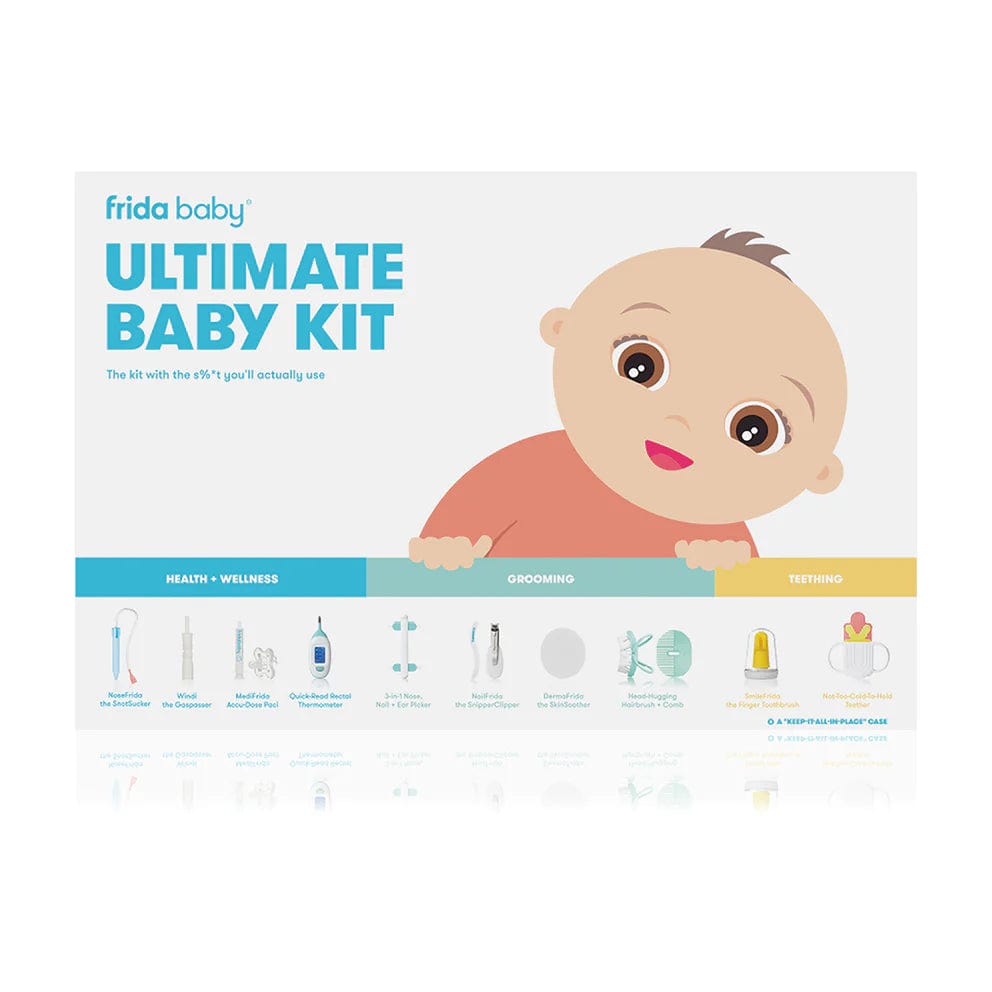 Fridababy Ultimate Baby Kit - Newborn Essentials for Bathing, Grooming & Health Care - Perfect Baby Shower Gift for Parents