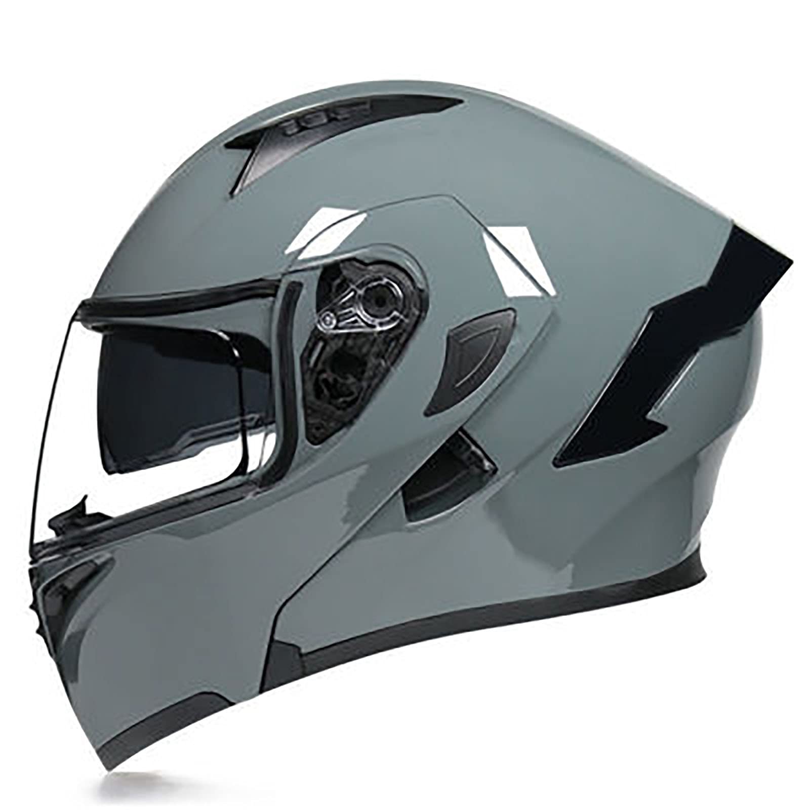 Modular Motorcycle Helmet - Flip-Up Full Face Motorbike Helmet with Drop-Down Sun Visor, Lightweight DOT/ECE Certified for Men & Women - Ideal for Street Riding, Commuting & Adventure Tours
