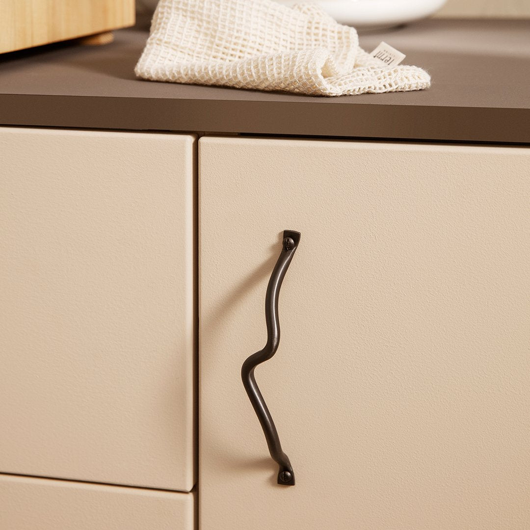 Ergonomic Curved Handle for Kitchen Tools - Perfect for Cooking, Baking, and Food Preparation - Comfort Grip Design Reduces Hand Fatigue