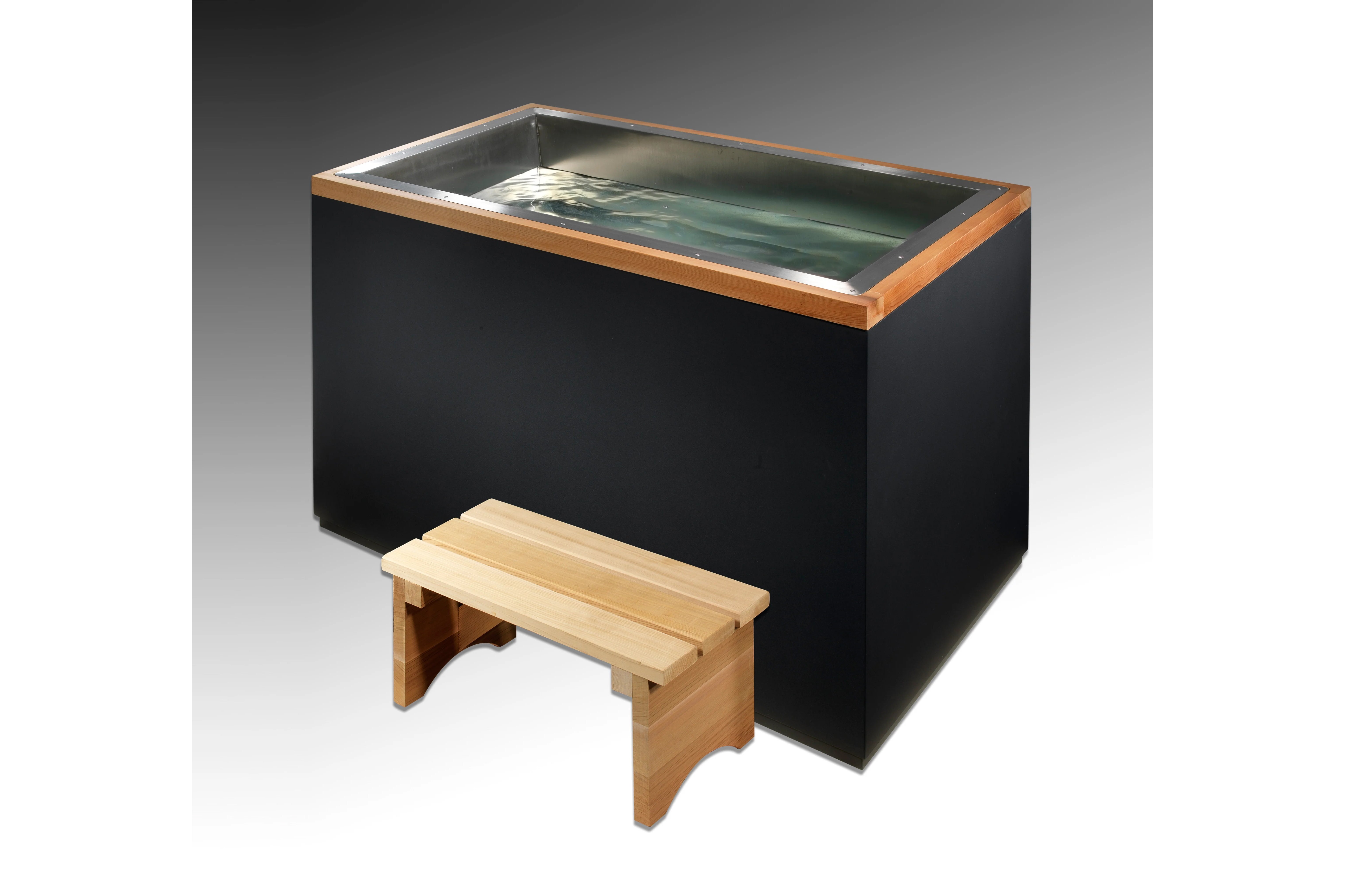 Premium Stainless Steel Cold Plunge Tub - Dynamic Cold Therapy CUBOID for Athletes & Recovery | Ice Bath for Post-Workout, Muscle Recovery & Cryotherapy at Home