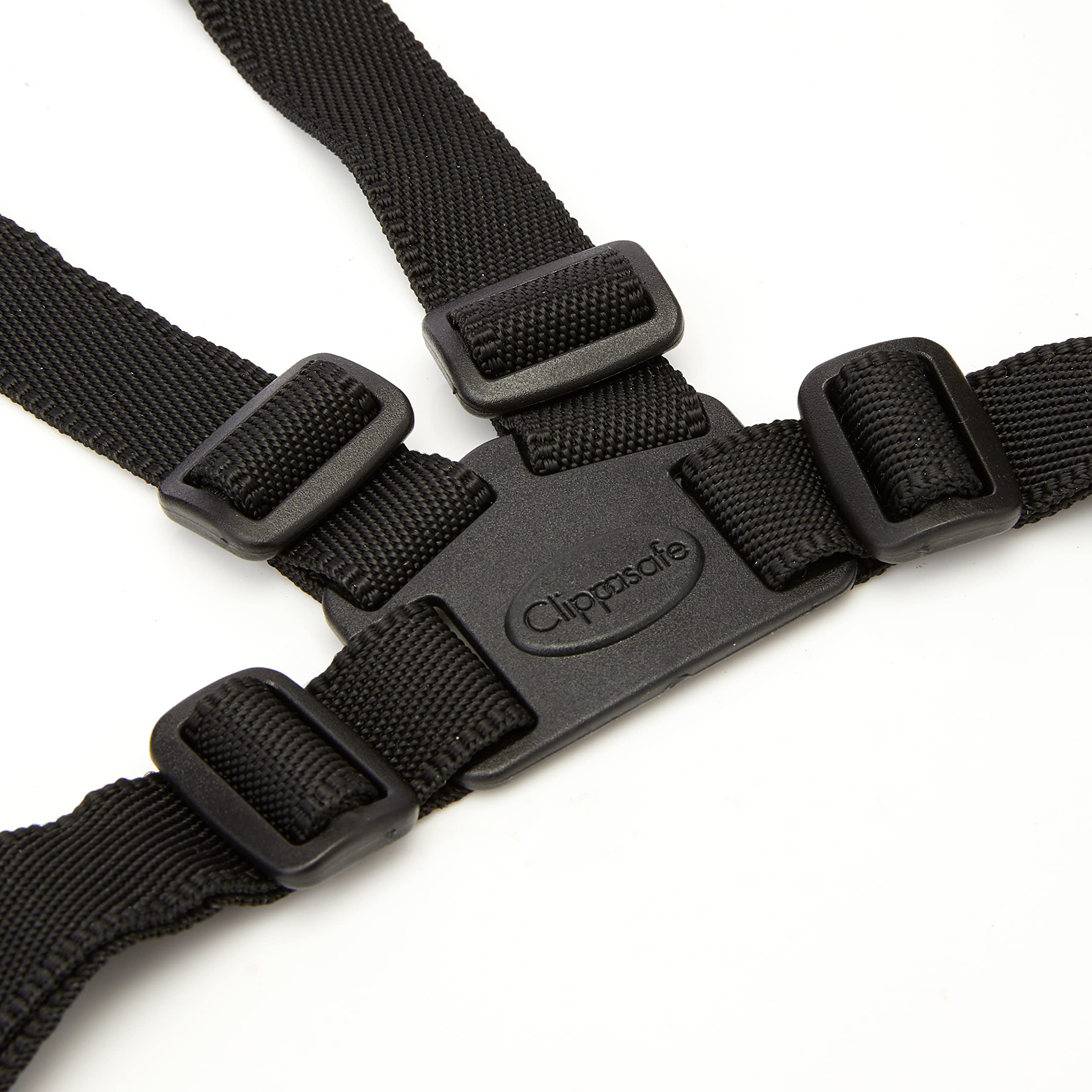 Clippasafe Adjustable Walking Harness and Reins for Toddlers - Safety Leash for Kids (Black) - Perfect for Outdoor Adventures, Park Walks, and Traveling