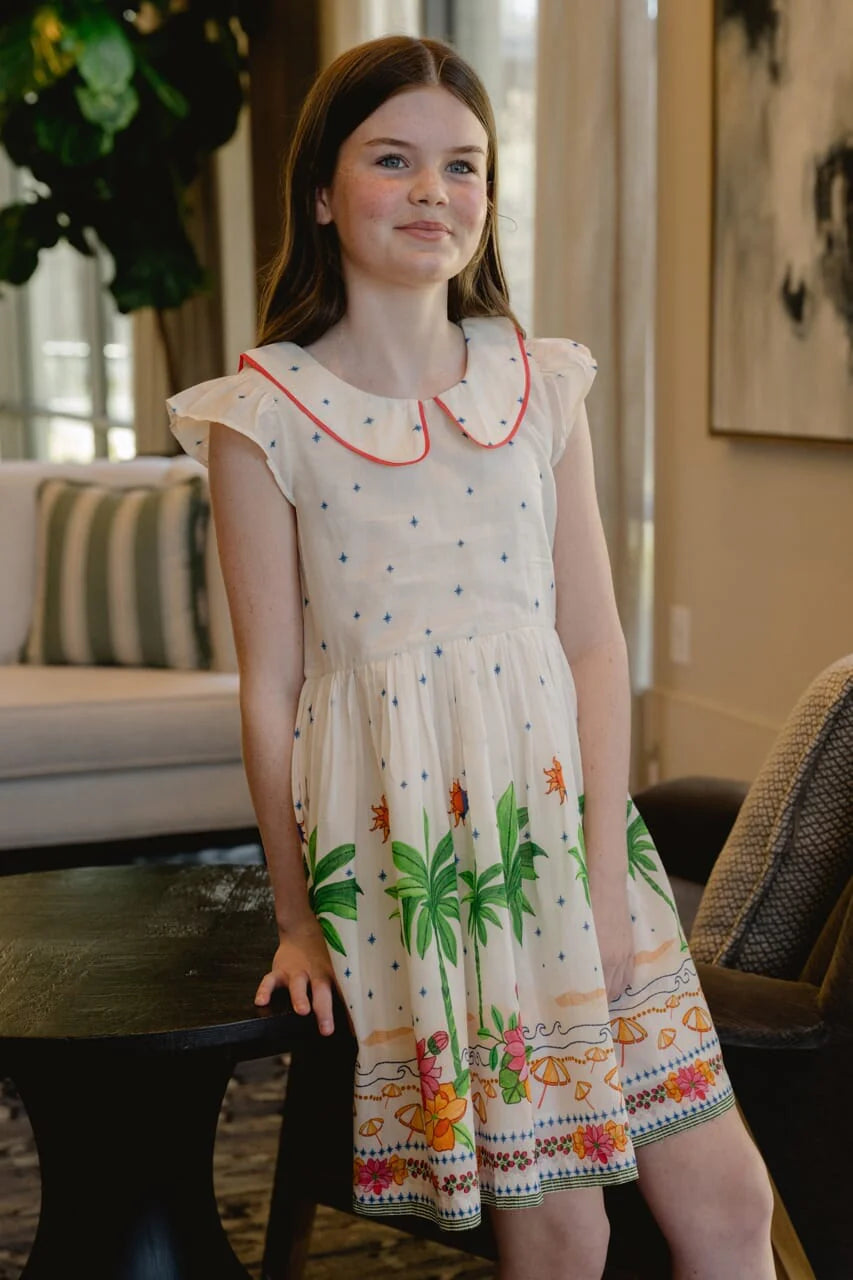 Briton Court Annabel Dress - Elegant Floral Midi Dress for Women | Perfect for Weddings, Parties & Special Occasions