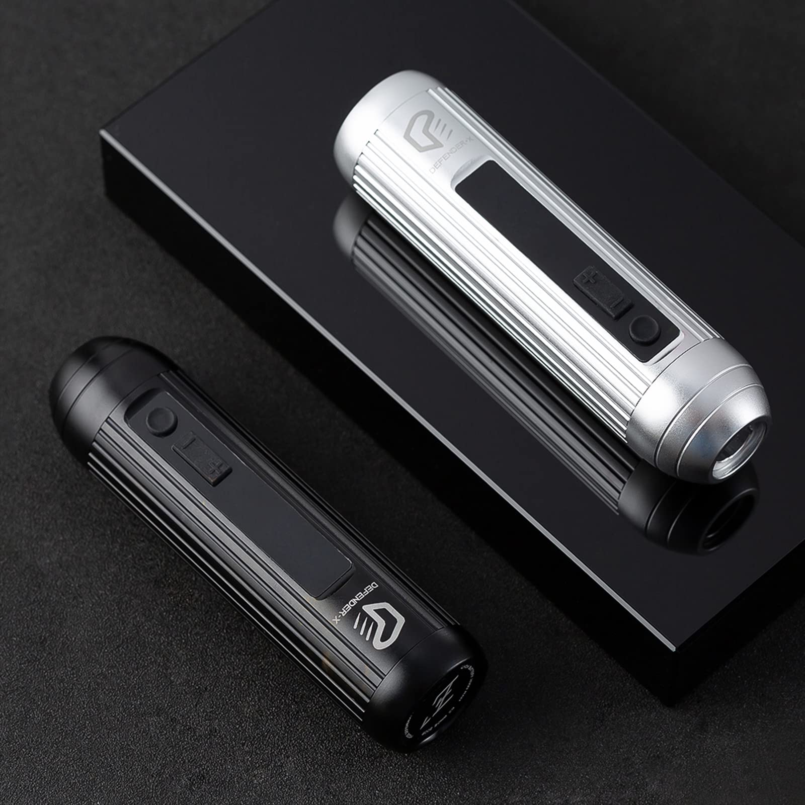 EZ Wireless Tattoo Machine 4.0mm - Professional One-Handed Rotary Tattoo Pen with 2000mAh Battery for Cartridge Needles - Perfect for Tattoo Artists & Beginners (Defender X Silver) | Ideal for Fine Line Work, Shading & Detailed Tattoo Designs