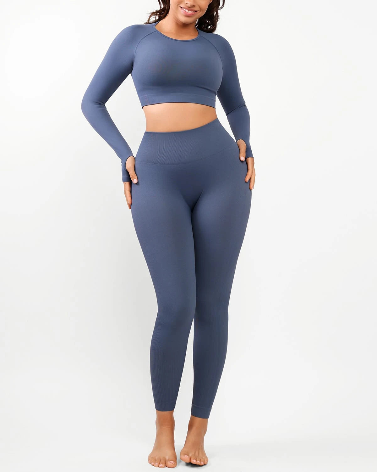 Premium Active Long Sleeve Workout Shirt for Women - Moisture Wicking, Breathable & Comfortable Yoga Running Gym Fitness Top - Perfect for Yoga, Running, Gym & Outdoor Activities