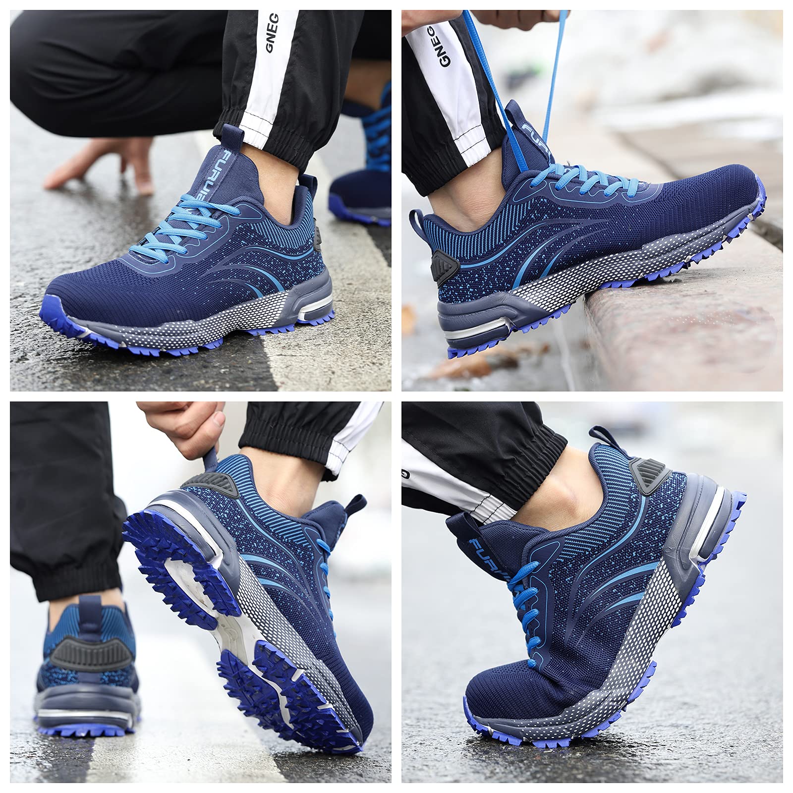 **Steel Toe Shoes for Men & Women - Lightweight Safety Work Sneakers with Comfortable Design for Warehouse & Industrial Use - Durable & OSHA Compliant**    *(Ideal for construction, warehouse jobs, and industrial work environments where safety and comfort are essential.)*