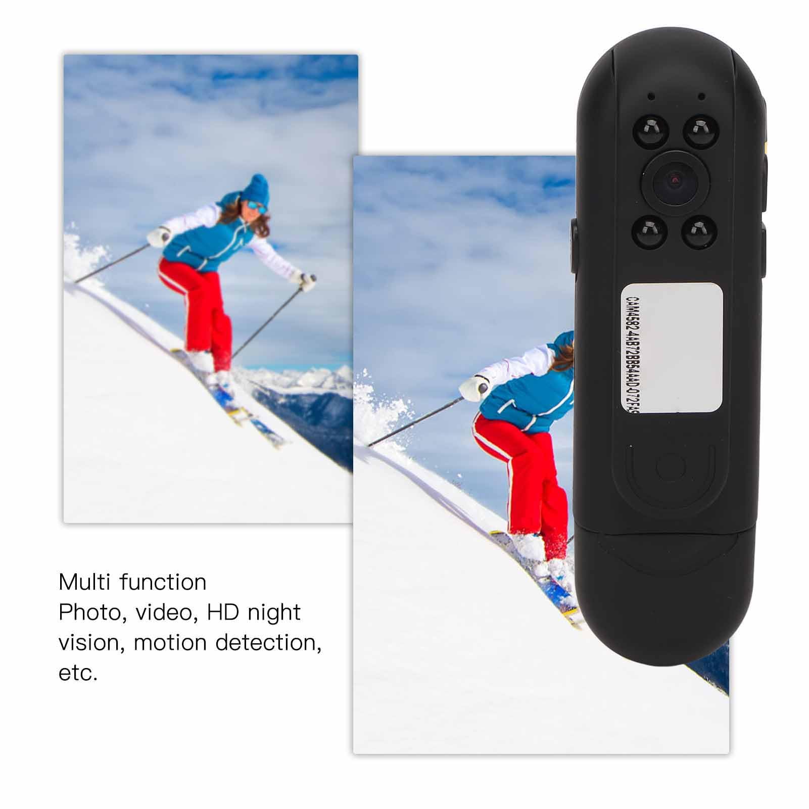 Mini Body Camera 1080P HD with Night Vision - for Travel, Sports & Outdoor Recording
