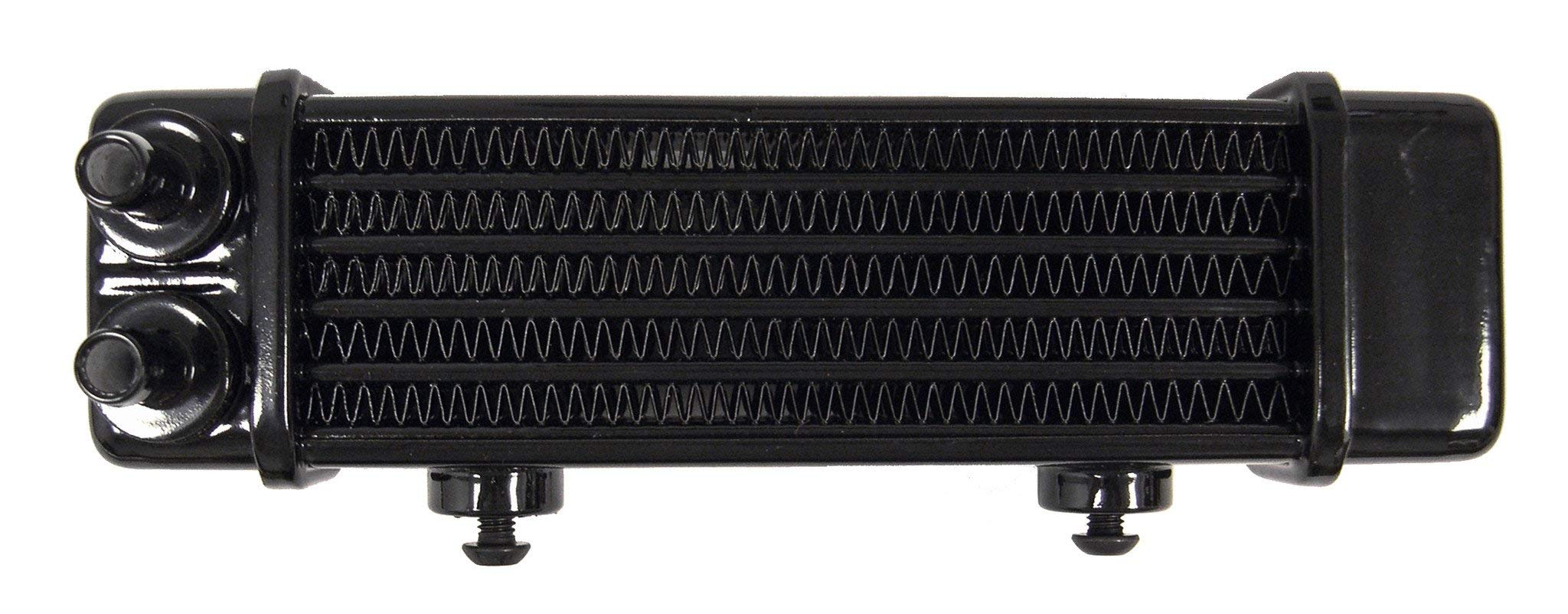 Jagg 3090 Universal 6 Row Oil Cooler with 2 Mounting Bosses - High Performance Cooling System for Cars, Trucks & Motorcycles - No Fan Included - Perfect for Racing, Off-Road & Heavy-Duty Applications