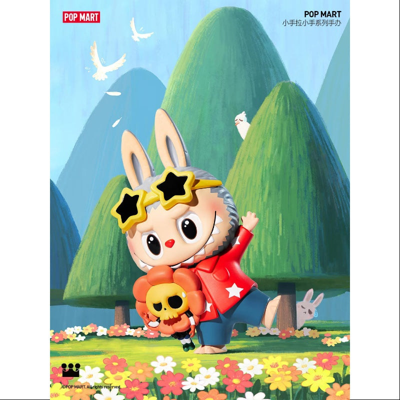 Labubu Pop Mart Hand in Hand Series - Embrace the Breeze Limited Edition Vinyl Figure | Cute Collectible Art Toy for Anime Fans & Home Decor | Perfect for Display, Gifts & Kawaii Aesthetic Collections