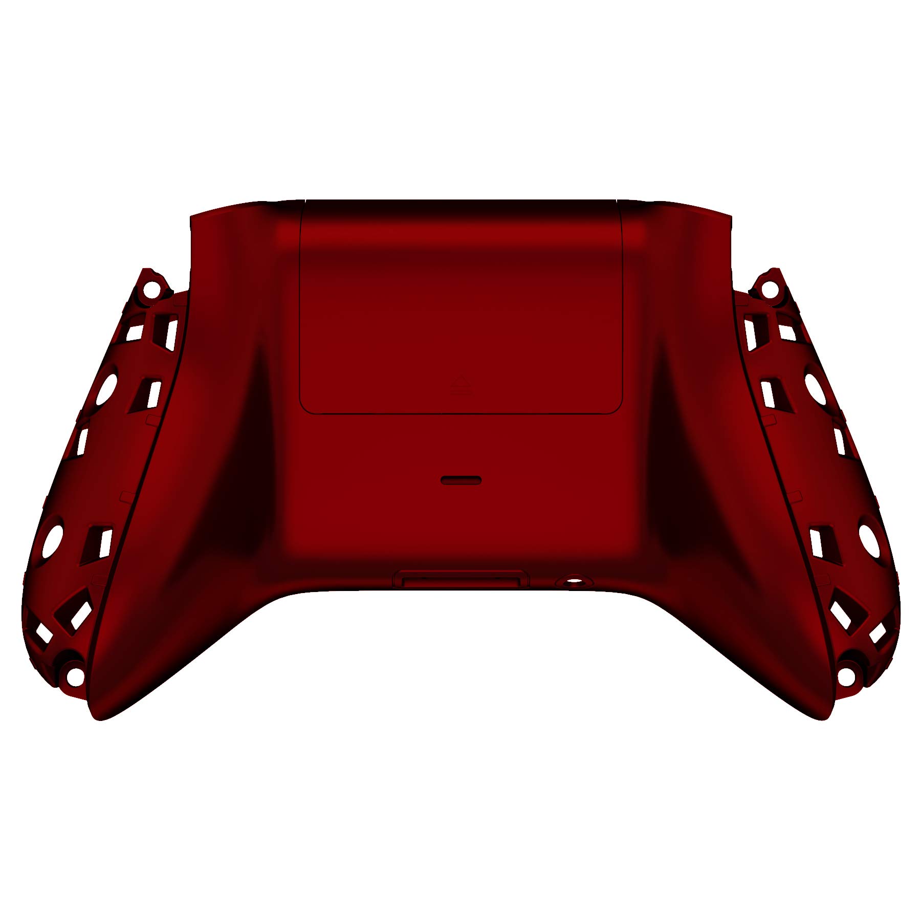 ExtremeRate Custom Back Cover Shell for Xbox Core Wireless Controller - Scarlet Red Replacement Battery Cover & Bottom Shell Compatible with Xbox Series X/S (Controller Not Included) - Perfect for Gaming, Customization & Enhanced Grip
