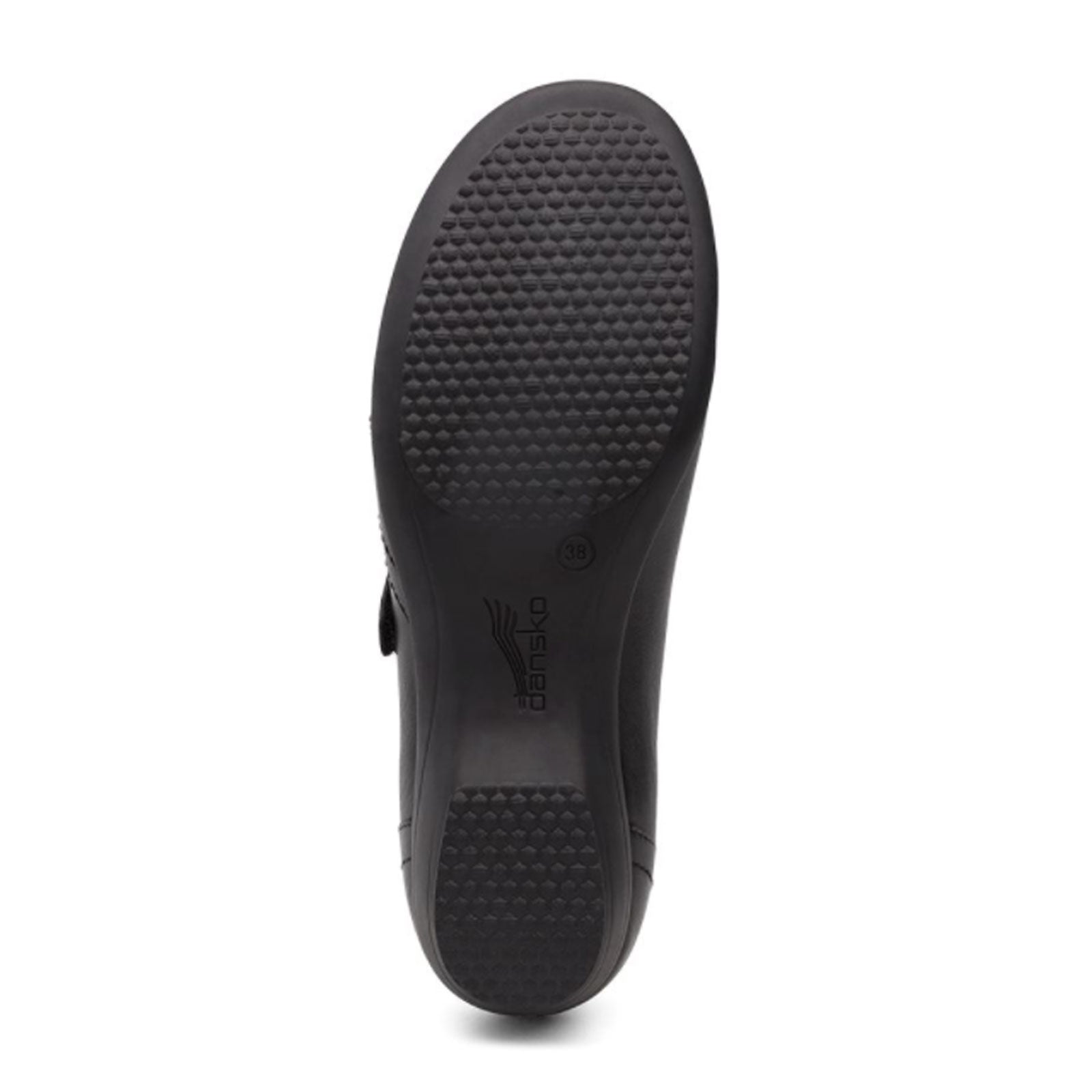 Dansko Franny Slip On Women's Shoes - Black Milled Nappa Leather Loafers for Comfort & Style | Perfect for Work, Travel & Casual Wear