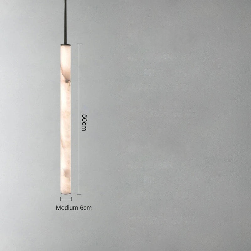 Vireo Modern Marble Pendant Light Fixture - Elegant Hanging Chandelier for Dining Room, Kitchen Island, Living Room & Bedroom Decor