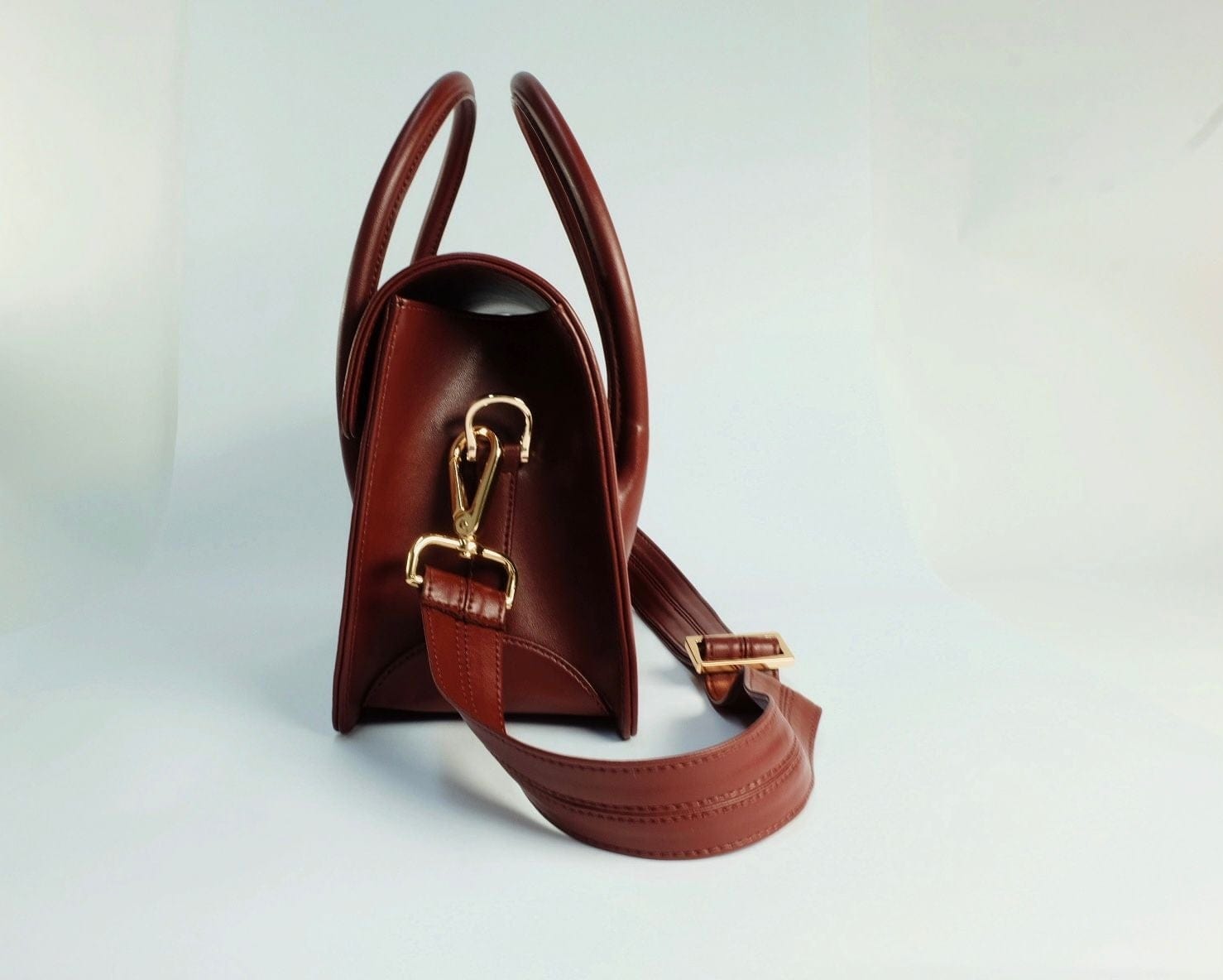 Kensington Vegan Cactus Leather Handbag for Women - Eco-Friendly & Sustainable Red Crossbody Purse - Perfect for Work, Travel & Everyday Use